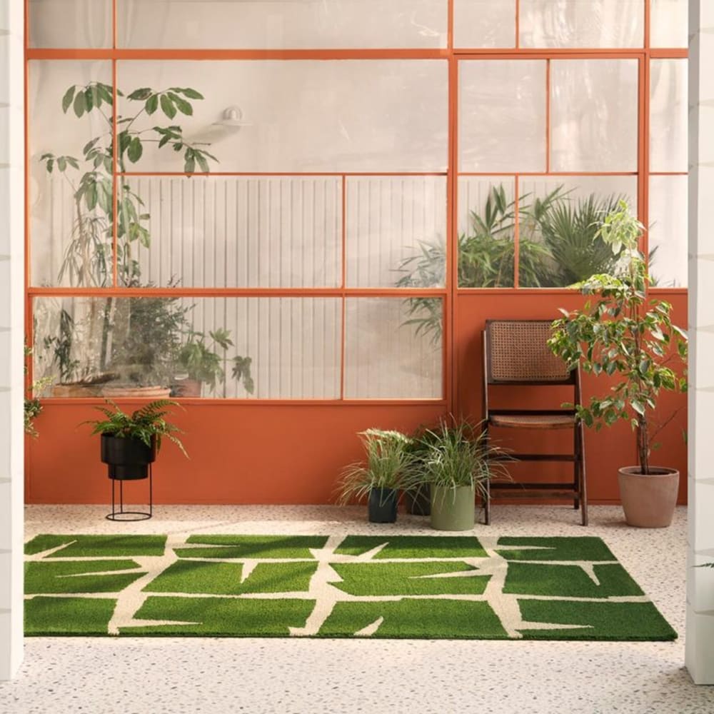Moqui - Tapis  intérieur extérieur en polypropylène vert