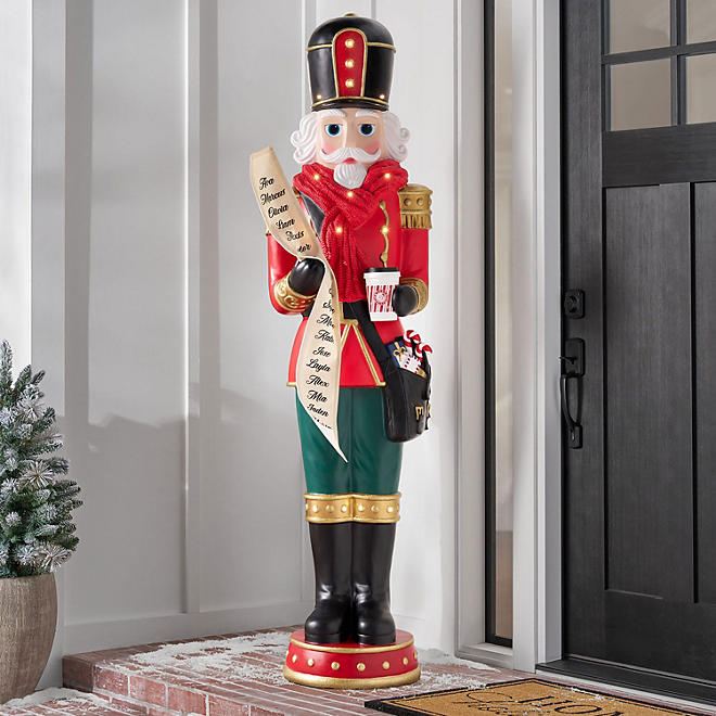 Life-Size LED Christmas Nutcracker, 60