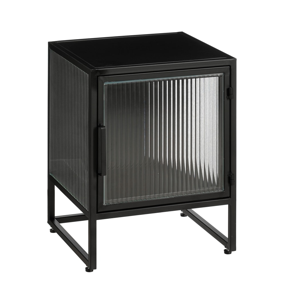 Clifton - Armoire de rangement noir fer h50xl35xl38cm