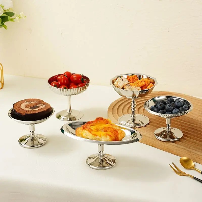 Vintage Stainless Steel Dessert Cups
