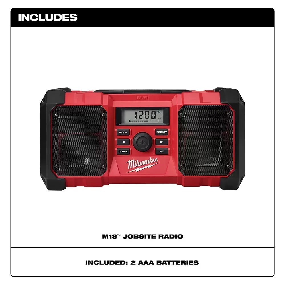 Milwaukee Pre-Sale 2890-20 M18 18V Jobsite Radio - Bare Tool