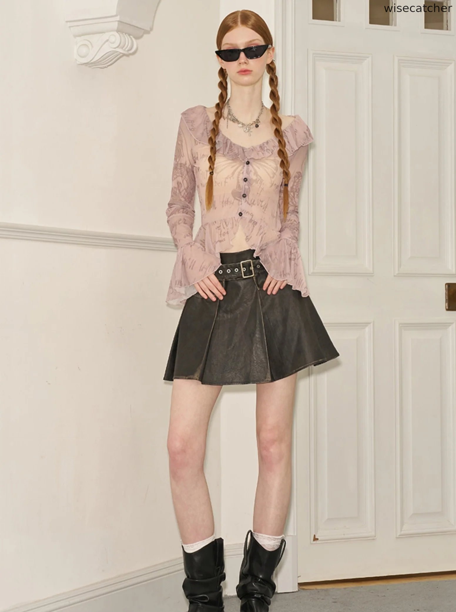 Ruffle Graffiti Top - jugjet
