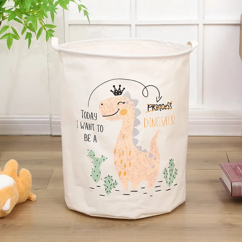 Animal Print Laundry Storage Basket