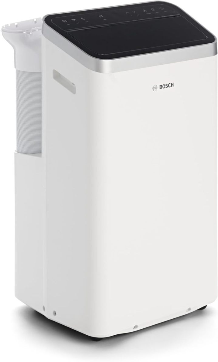 Bosch Cool 2000 Portable AC - 3-in-1: Air Conditioner, Dehumidifier, Fan - 2.6 kW for Rooms of up to 35m² - With Auto Mode, Silent Mode & Sleep Mode
