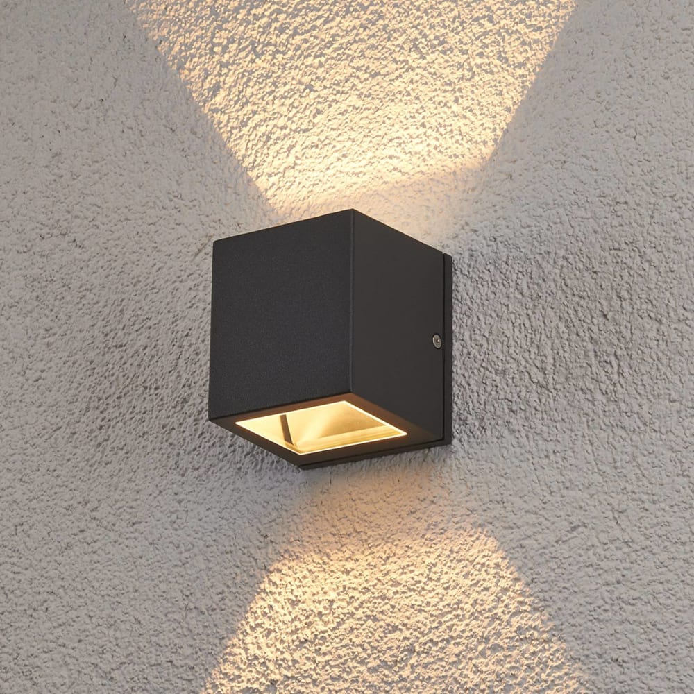 Maurice - Applique Exterieur en Aluminium Noir