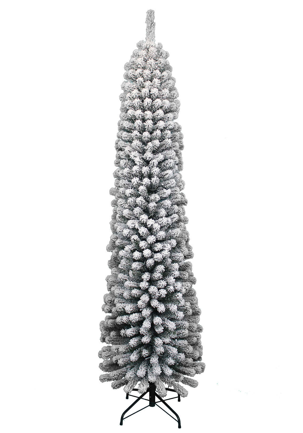 8' Prince 🎄 Pencil Artificial Christmas Tree with 500 Warm White LED Lights