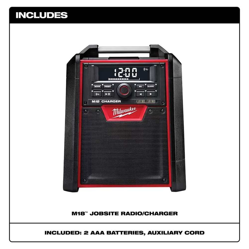 Milwaukee Pre-Sale 2792-20 M18 18V Jobsite Bluetooth Radio/Charger - Bare Tool
