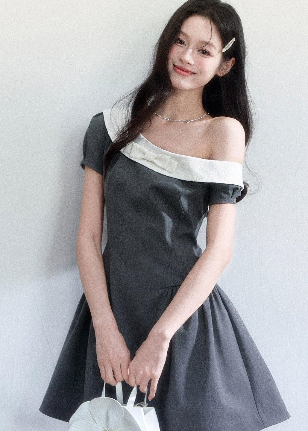 Soft Contrast Princess Dress