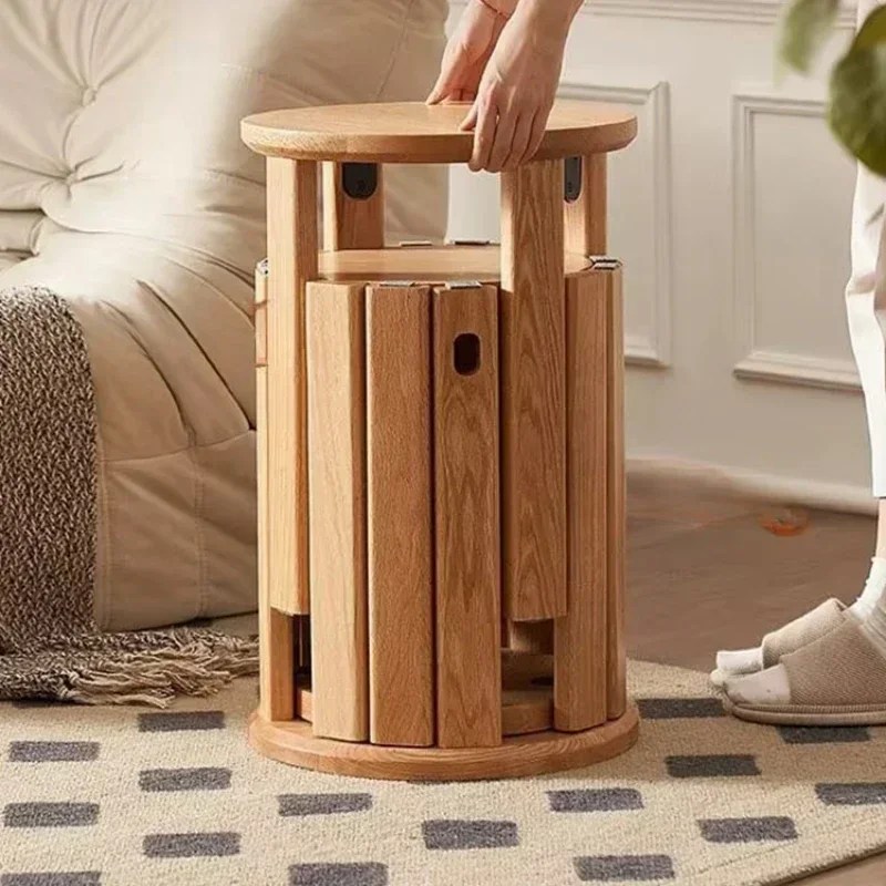 Stackable Solid Wood Dining Chairs