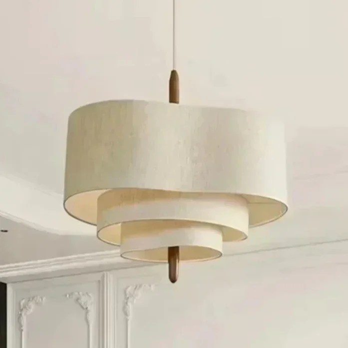 Wabi-Sabi Linen Pendant Lamp