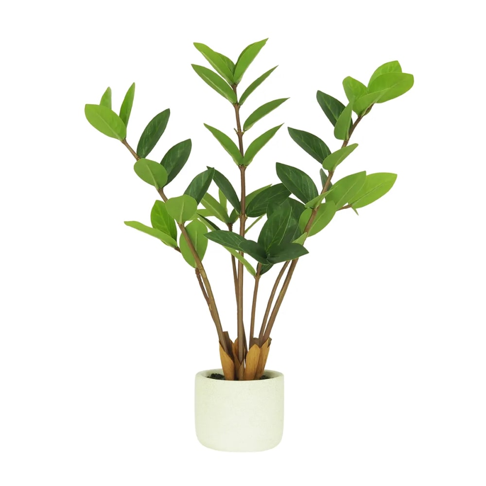 Plante verte zamioculcas artificiel 48cm