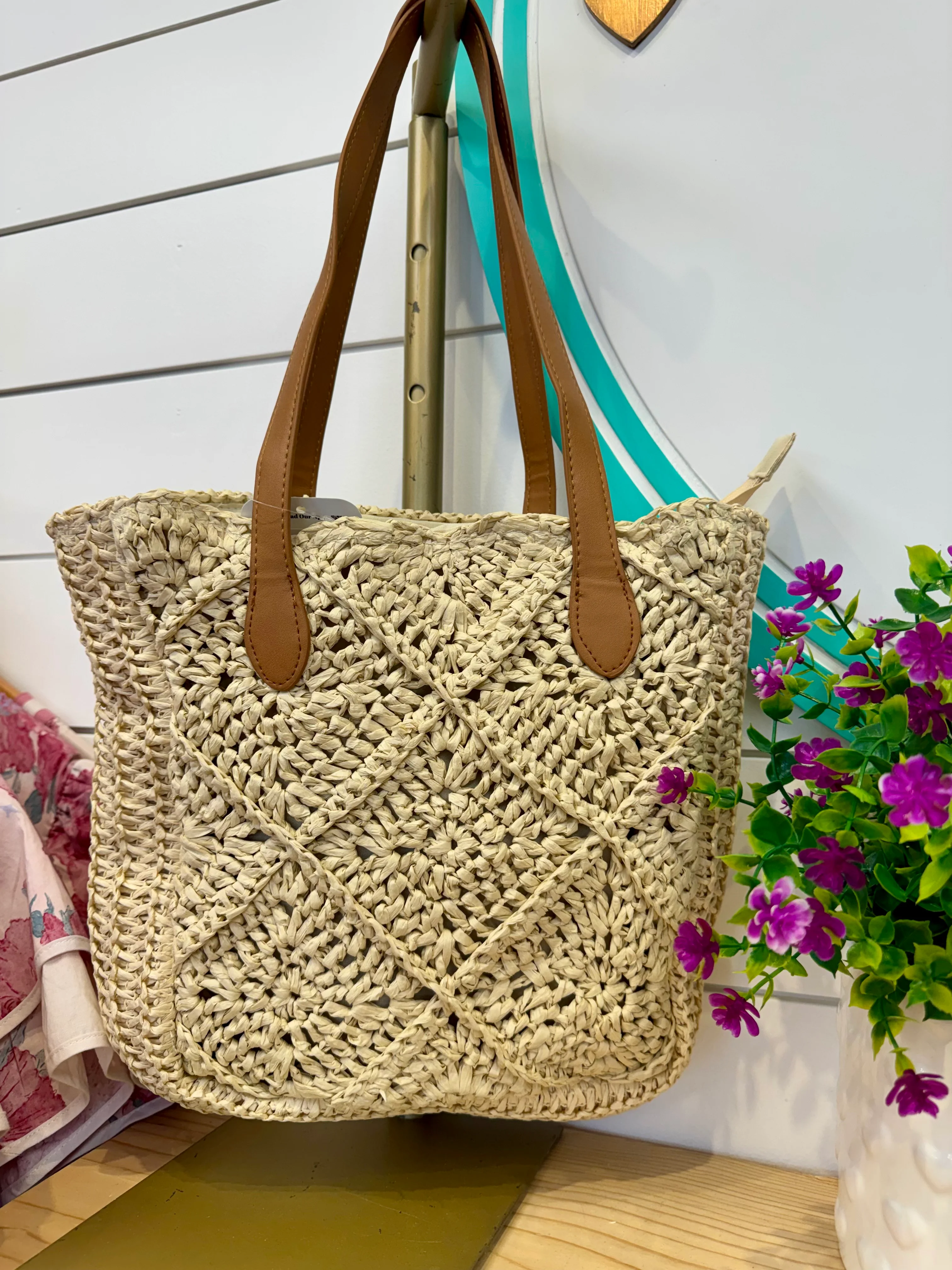 Straw Tote