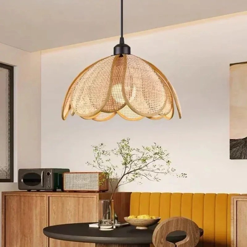 Wabi Sabi Rattan Pendant Light