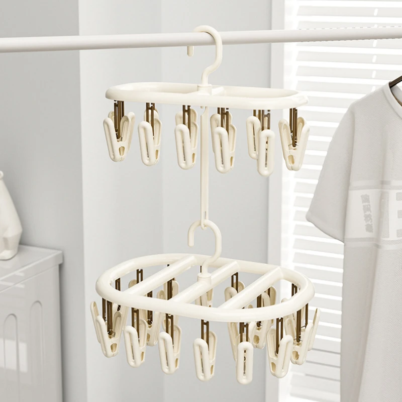 Multi-Clip Sock Drying Rack