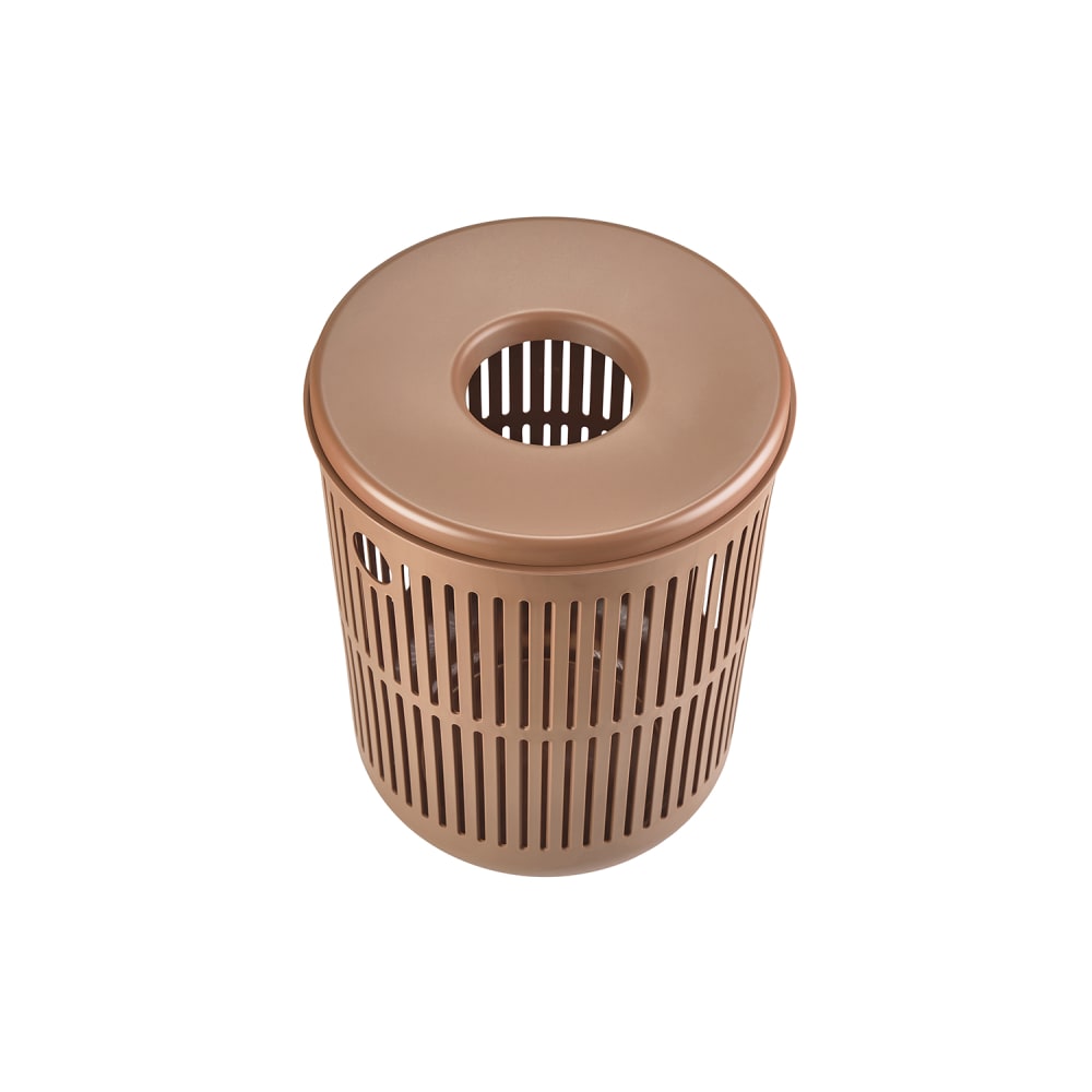 Ume - Panier à linge en polypropylène ocre brun