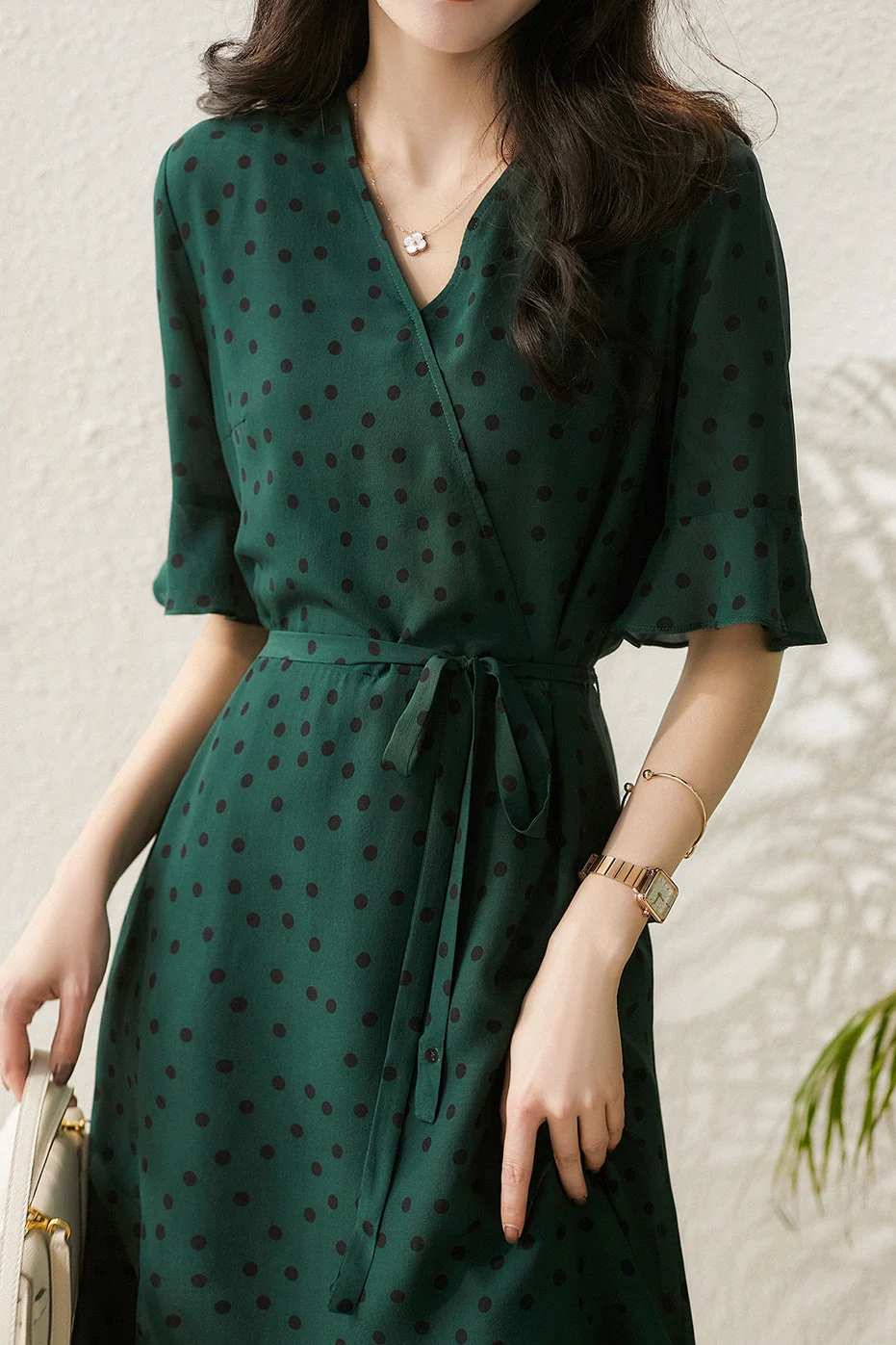 Polka dot mermaid dress - gazingly