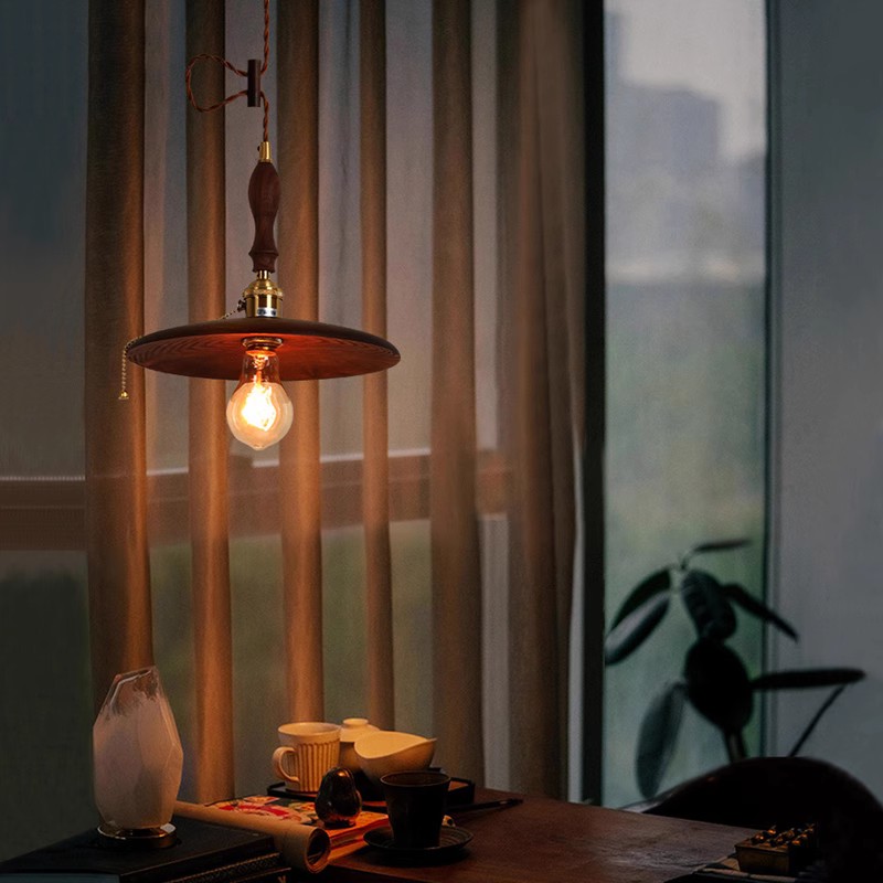 Nordic Wood LED Pendant Light