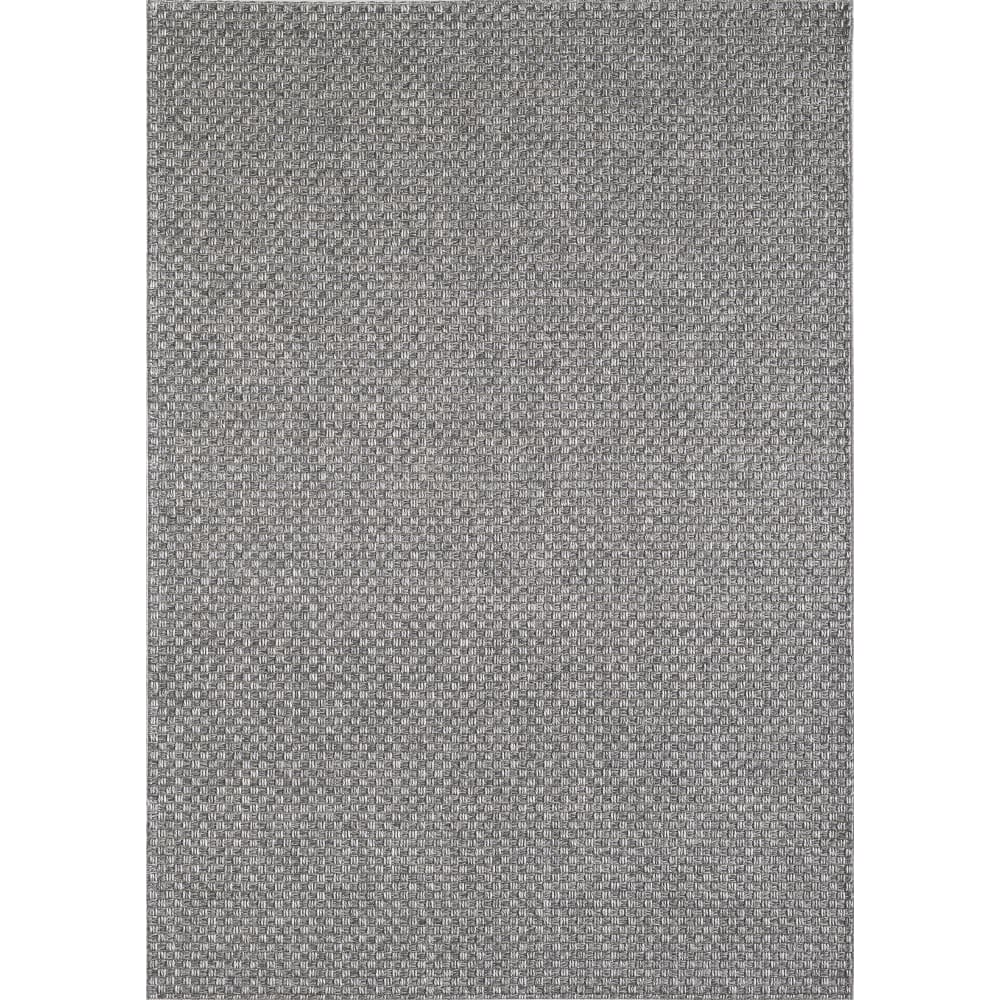 Maldives - Tapis extérieur Boho design, Gris, 140 x 200 cm