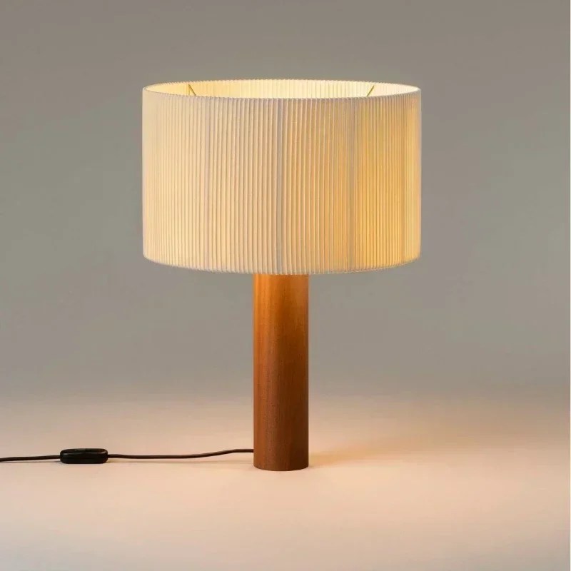 Wabi-Sabi Wooden Table Lamp