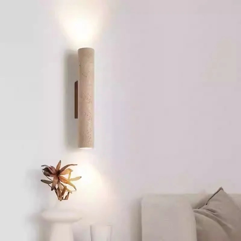 Nordic Yellow Stone Wall Light