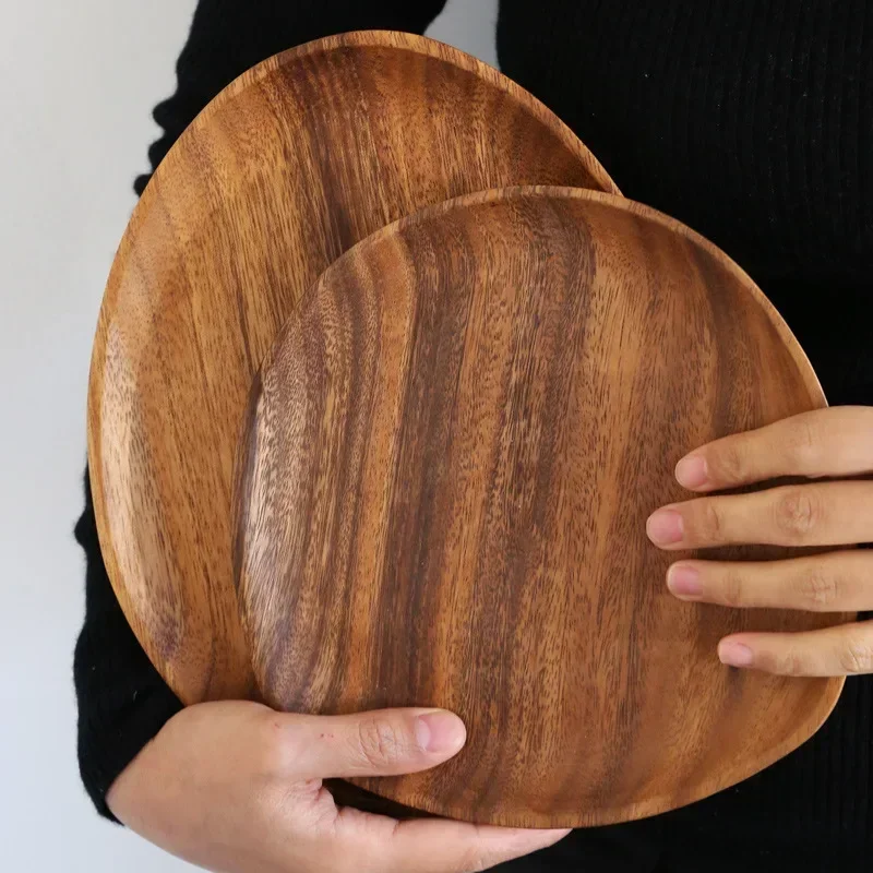 Walnut Wood Dinner Plate