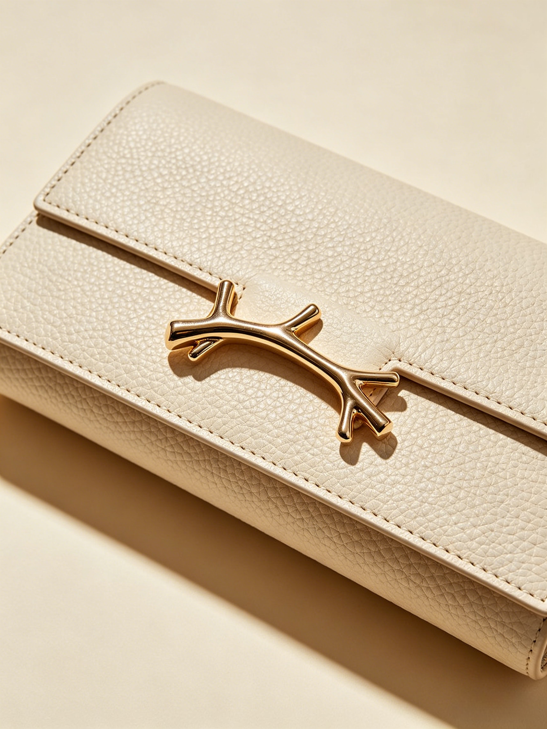 Branch Clasp Texture Clutch