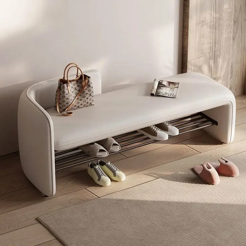 Stylish Modern Shoe Changing Stool
