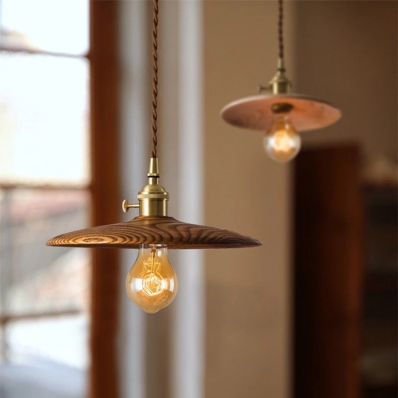Nordic Wood LED Pendant Light