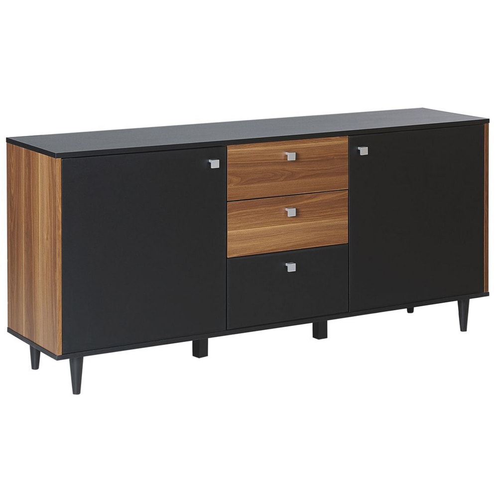 Kuro - Commode 2 portes noir