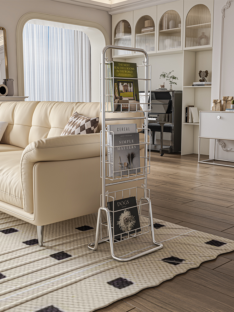 Stylish Iron Bookshelf Display