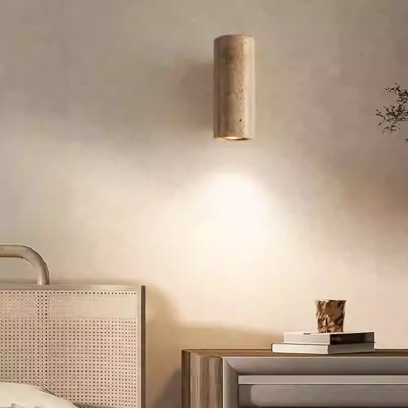 Nordic Yellow Stone Wall Light