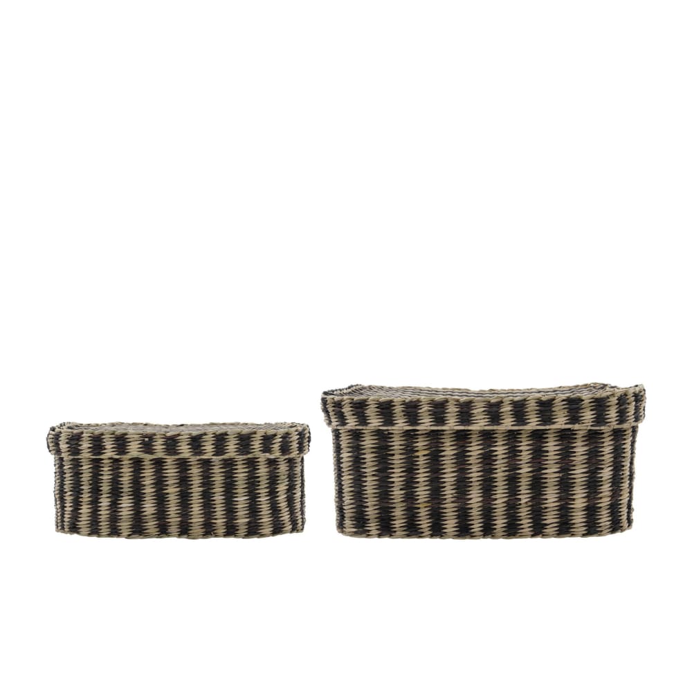 Shoo - Paniers en rotin clair et marron ( lot de 2 )