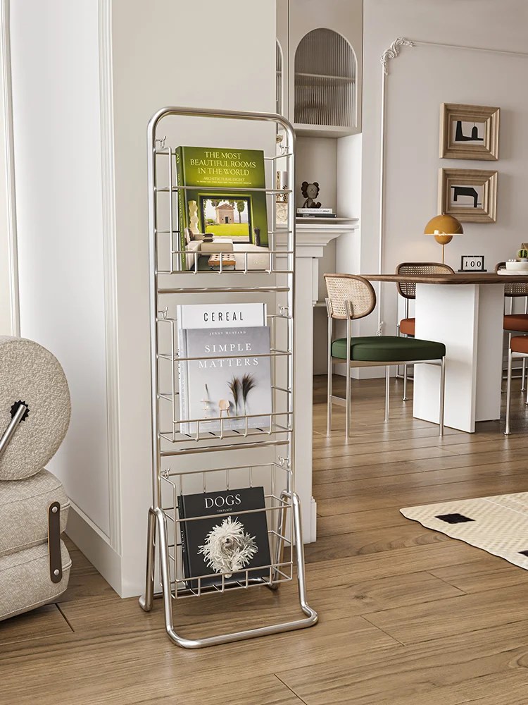 Stylish Iron Bookshelf Display