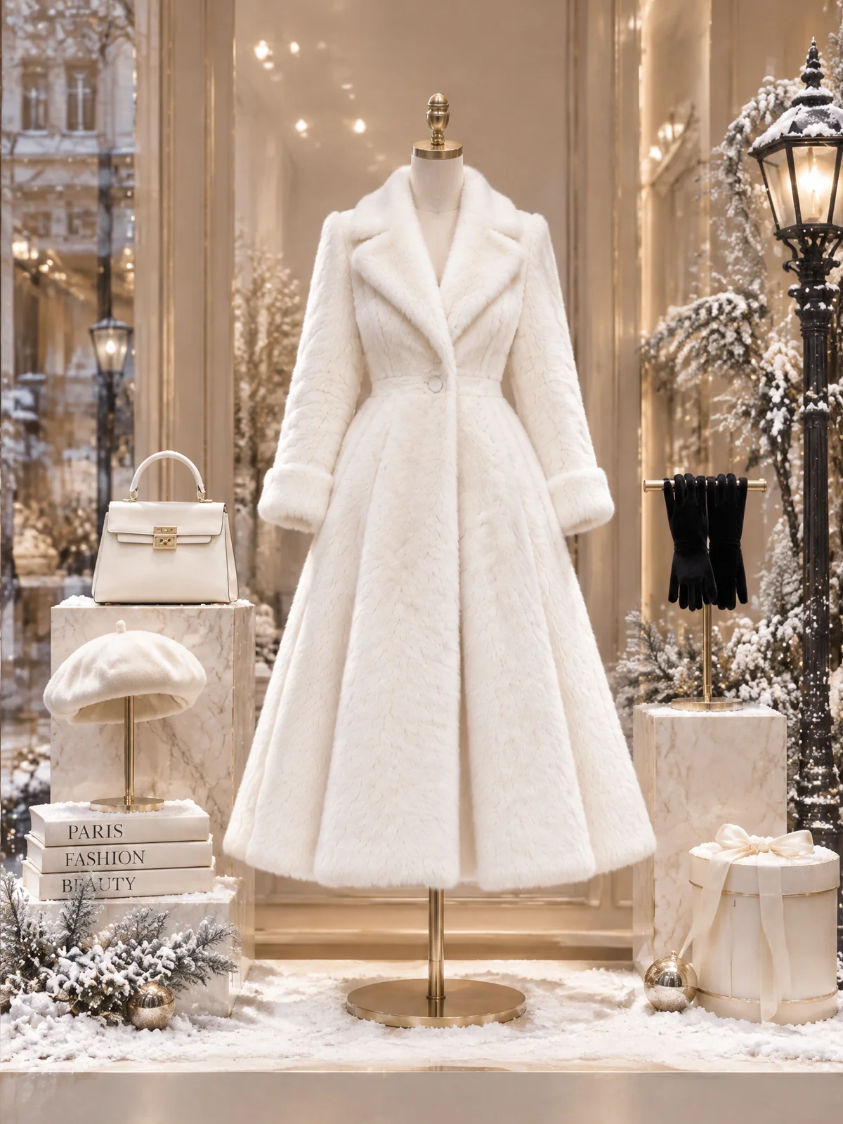 Faux Fur Princess Coat - jugjet