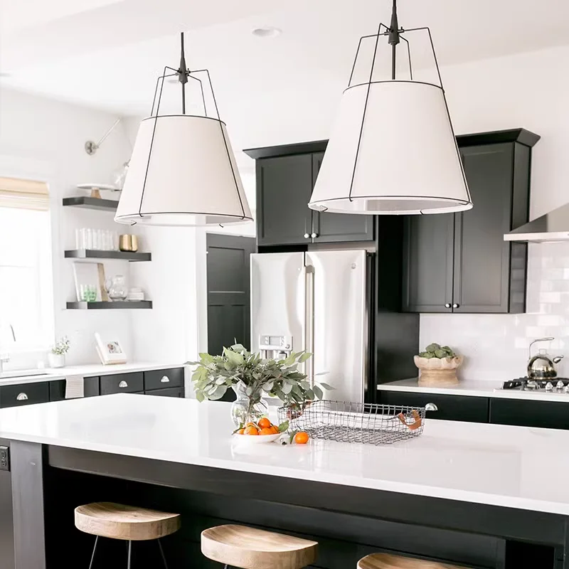 Vintage Fabric Pendant Lamp