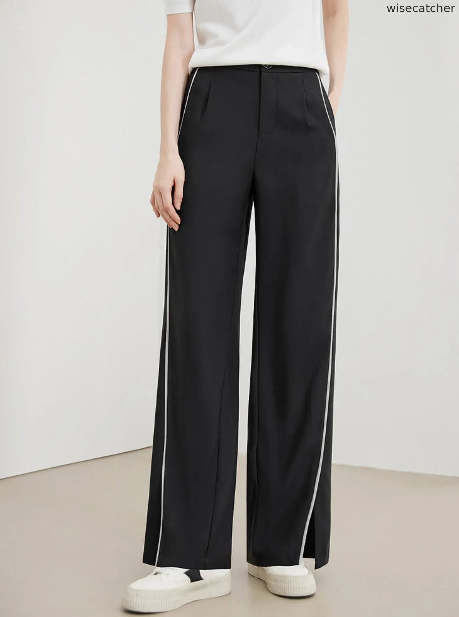 Thin Straight-Leg Pants - jugjet