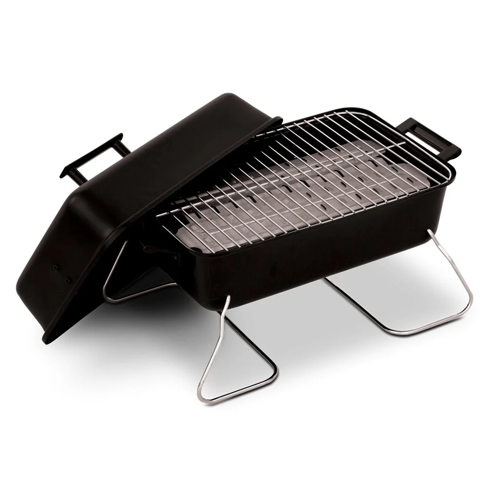 190 Portable Tabletop Charcoal Grill- Black
