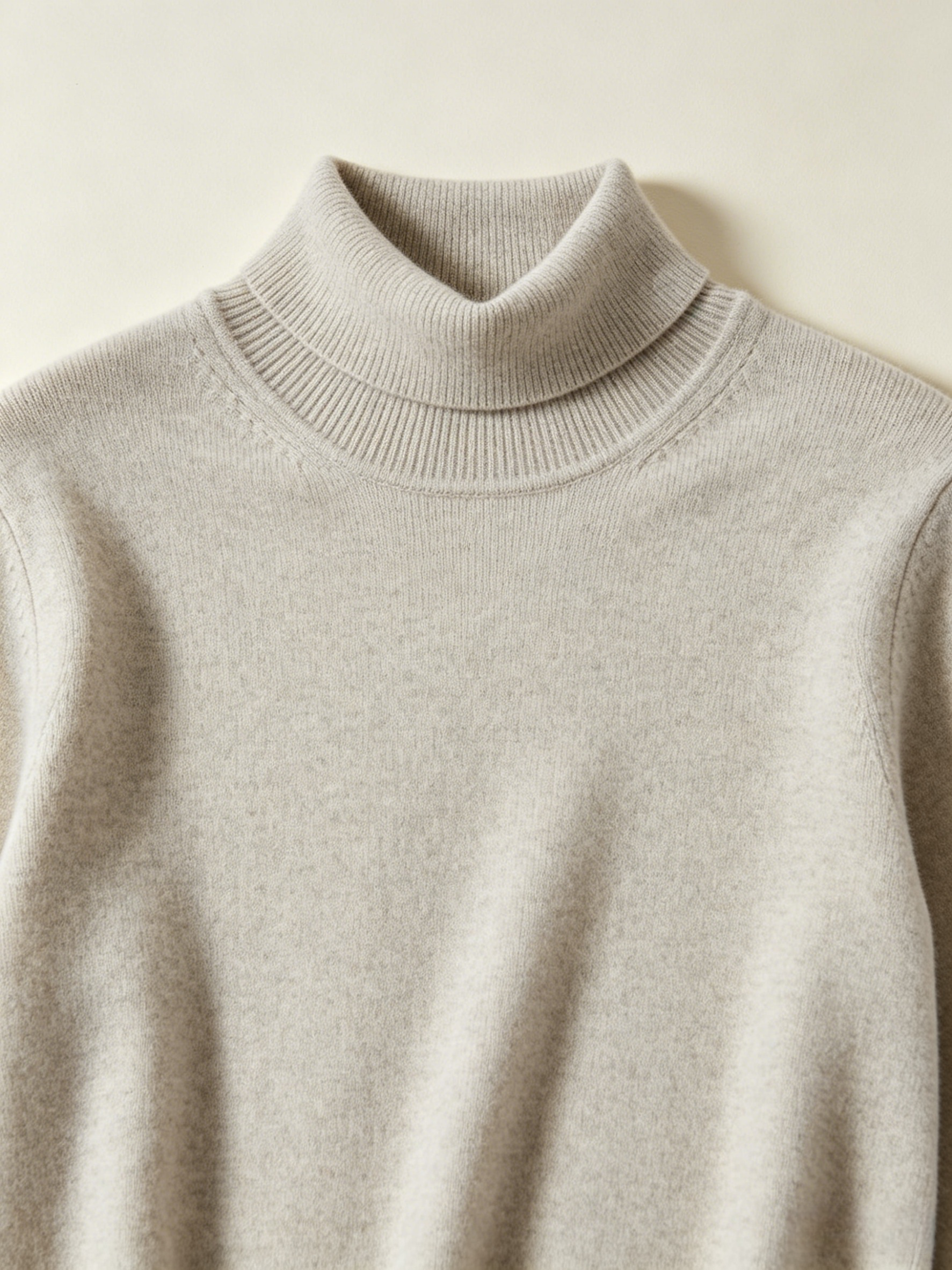 Simple Slim Fit Mock Neck Sweater