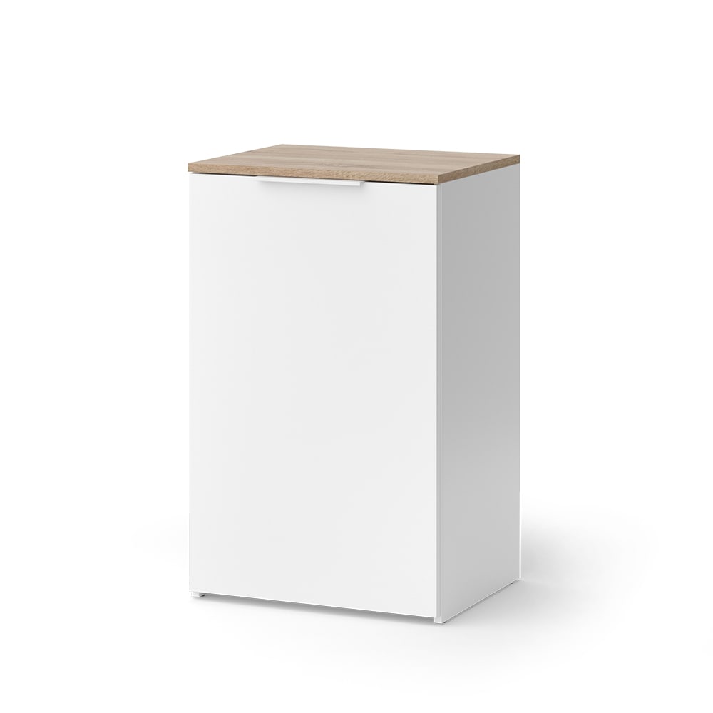 Commode avec étagère blanche 50x80 cm