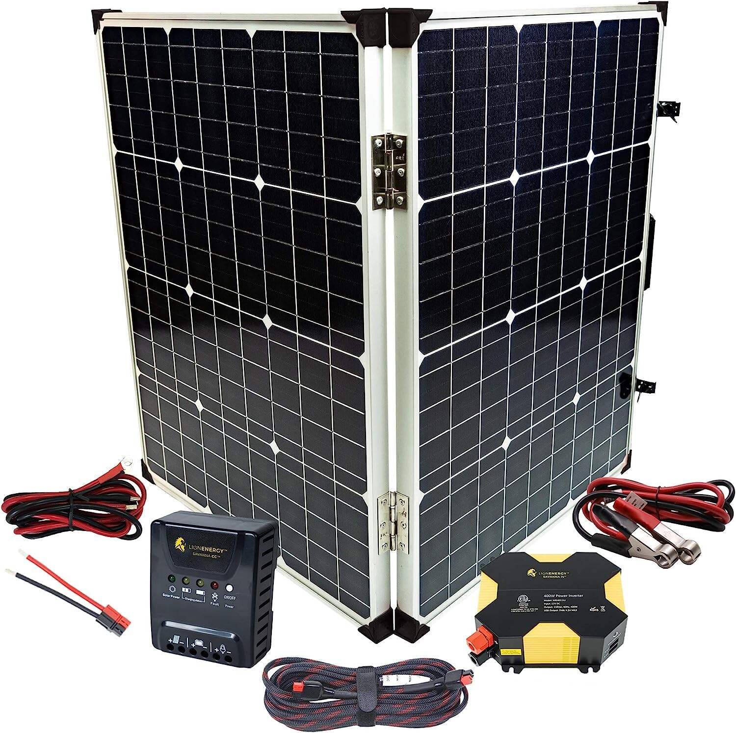 12V DIY Solar Power Kit with 400W Inverter