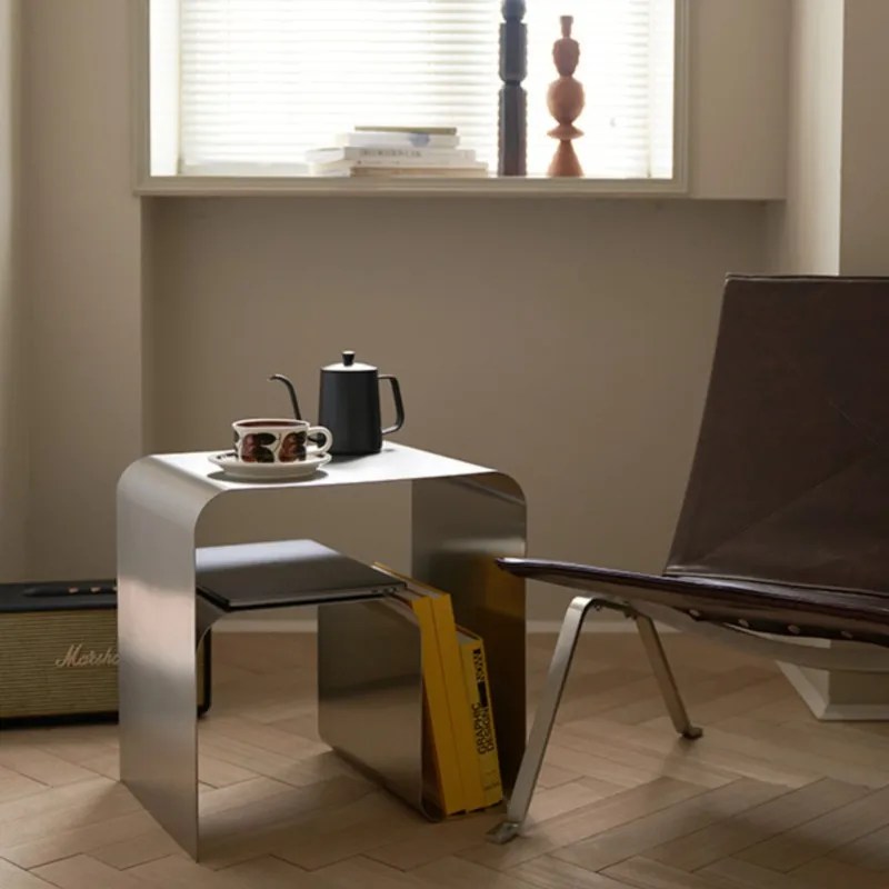 Antique Minimalist Stainless Steel Table