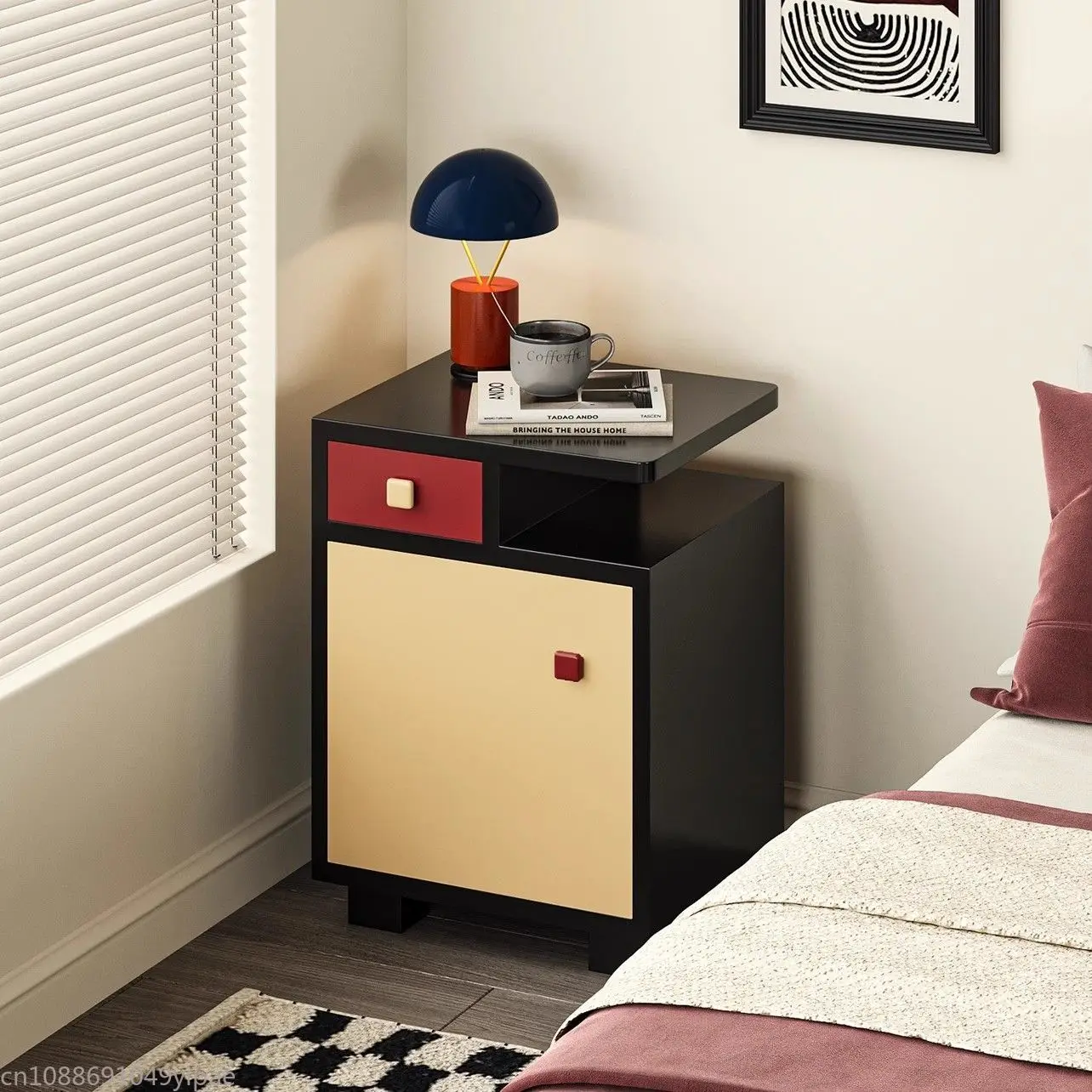 Chic French Cream Nightstand