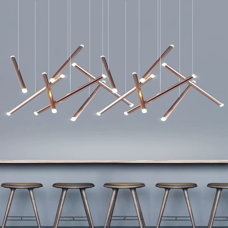 Personalized Modern Bar Pendant