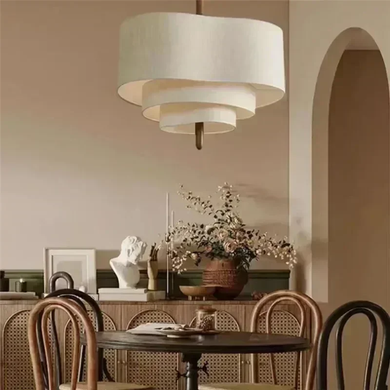 Wabi-Sabi Linen Pendant Lamp