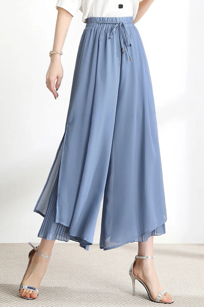Casual Pleated Pants - gazingly