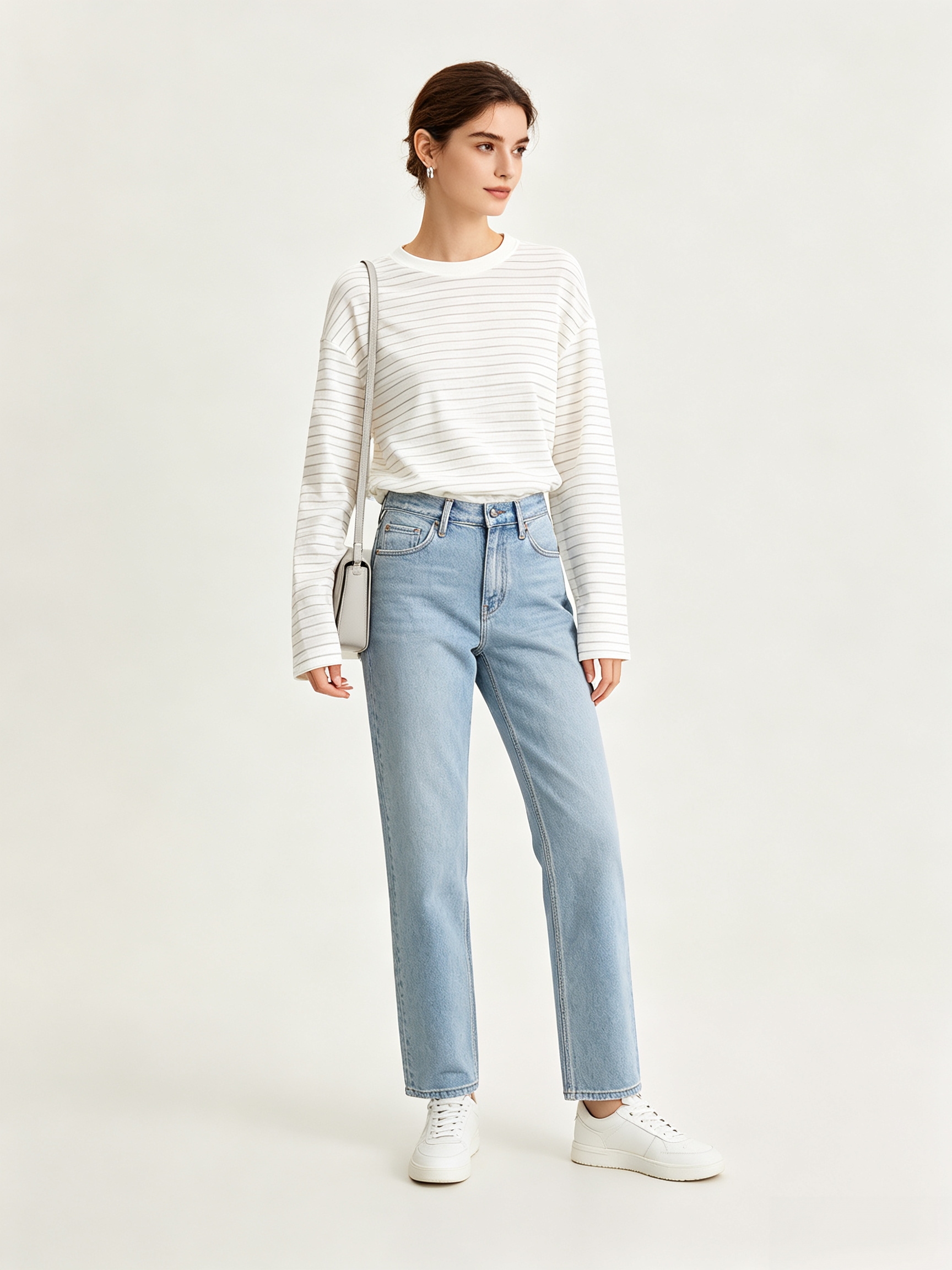Women's Fashion Casual Striped Long Sleeve Blouse