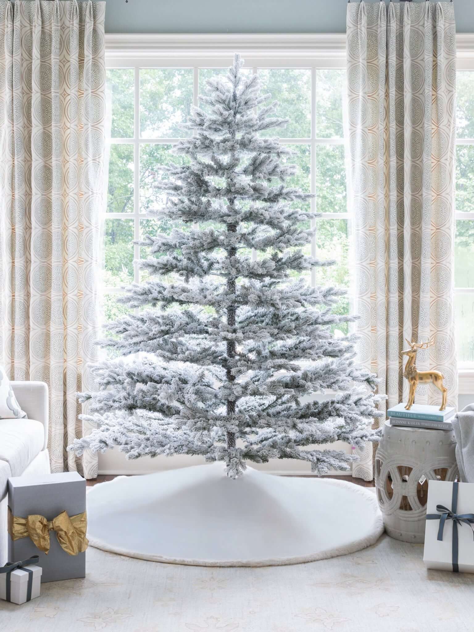 9' Rushmore 🎄 Artificial Christmas Tree 1000 Warm White Led Lights