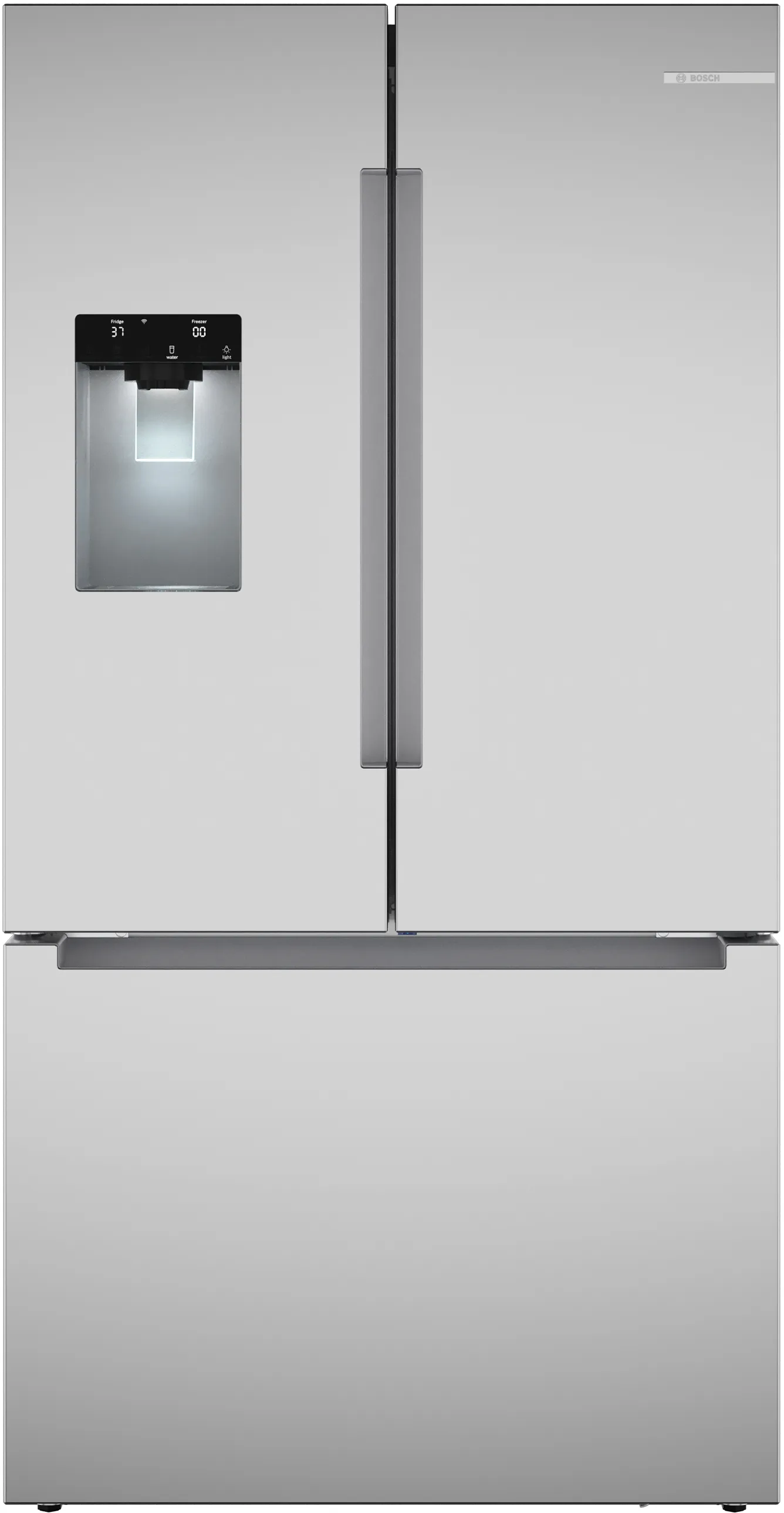 Bosch B36FD10ENS 100 Series French Door Bottom Mount Refrigerator 36'' Stainless steel (with anti-fingerprint), Total No Frost