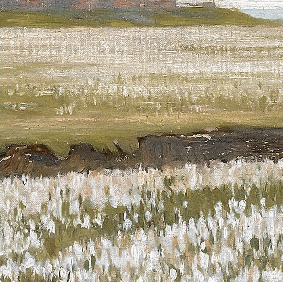 Flower Field Vintage Art Print