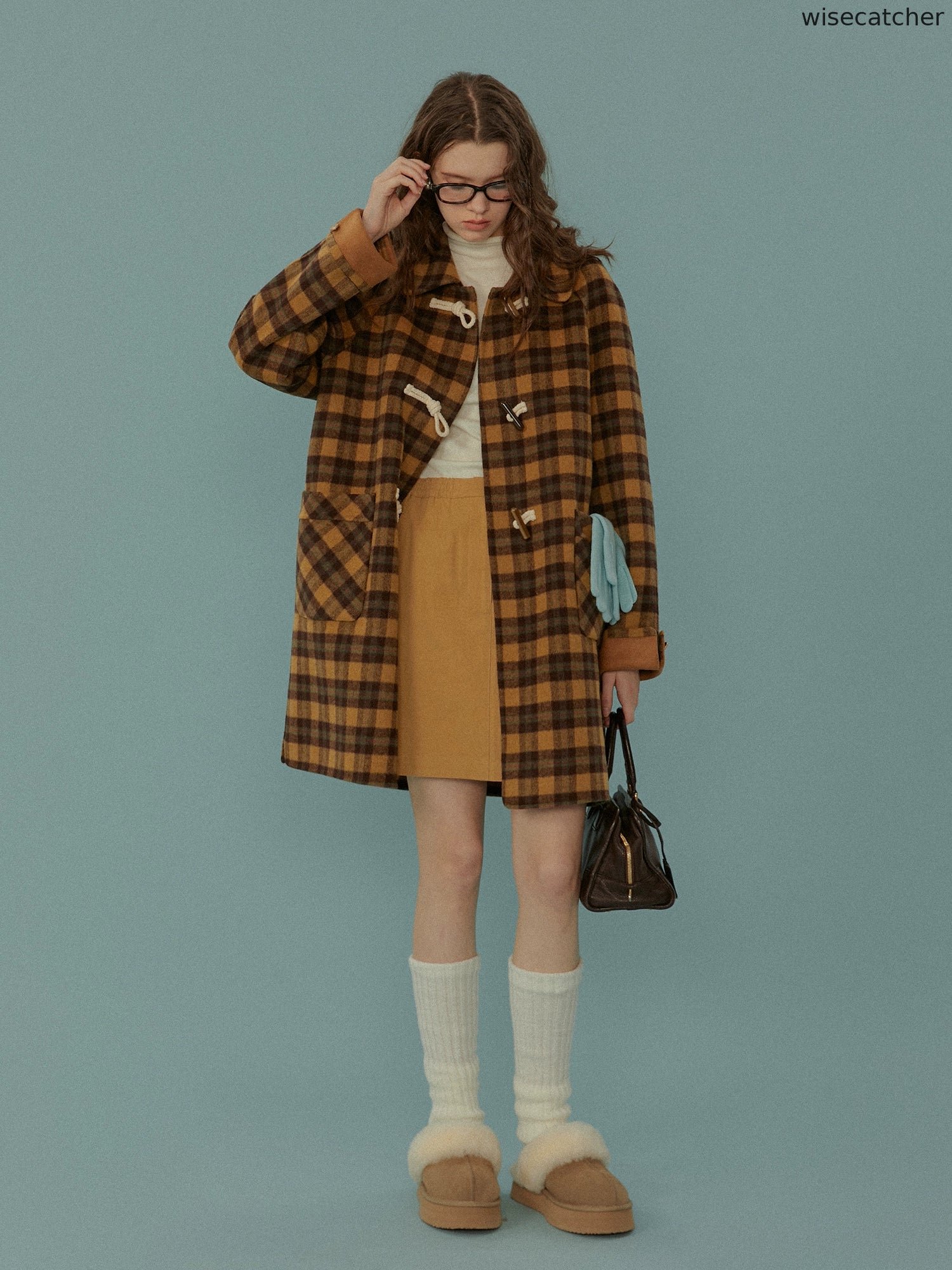 VINTAGE MERALD WOOL COAT - jugjet